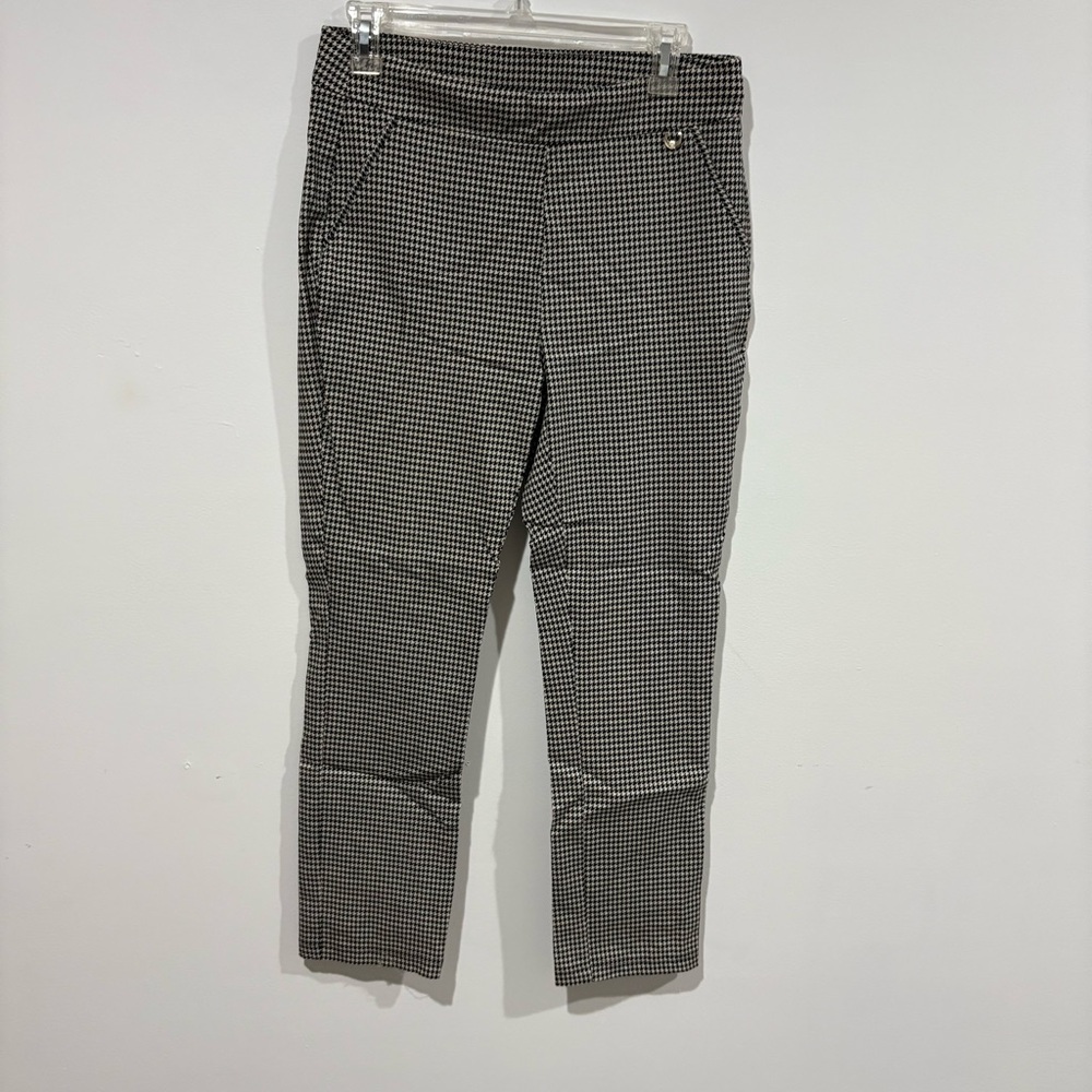 Rafaella Houndstooth Patterned Pants